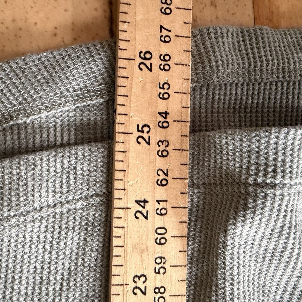 Eddie Bauer ribbed long-sleeve henley top Sage Green Women's Size Medium - Picture 8 of 8